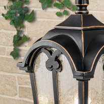 Цена на Светильник настенный Elektrostandard Mira U черное золото