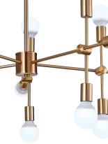 Цена на Люстра на штанге Natali Kovaltseva LOFT LUX 75130/12C GOLD