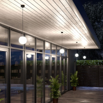 Цена на Подвесной уличный светильник Elektrostandard Sfera H черный D150 (35158/H)