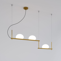 Фото Подвесной светильник Eurosvet 70145/3 латунь