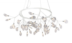 Цена на Подвесная люстра Crystal Lux EVITA SP45 D WHITE/TRANSPARENT