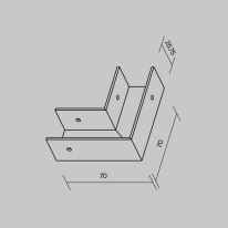 Купить с доставкой по Москве и России Соединитель профиля Maytoni O-TR001-AC90