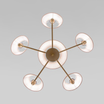 Цена на Детская люстра Eurosvet 60153/8 латунь