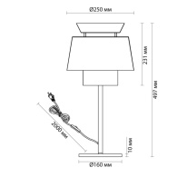 Настольная лампа Odeon Light 4992/1T Купить Настольная лампа Odeon Light 4992/1T