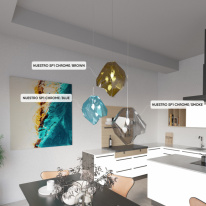 Купить Детский светильник Crystal Lux NUESTRO SP1 CHROME/BLUE