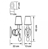 Цена на Бра Lightstar 691612