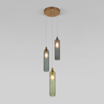 Купить с доставкой по Москве и России Каскадная люстра Eurosvet 50252/3 латунь