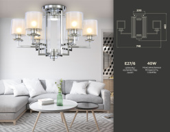 Накладная люстра Ambrella Light TR4418 Купить Накладная люстра Ambrella Light TR4418