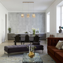 Подвесной светильник Eurosvet 50101/3 перламутровое золото в интернет магазине Гет Лайт