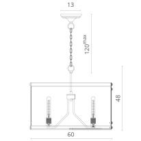 Подвесная люстра Divinare 8110/03 SP-4 в интернет магазине Гет Лайт