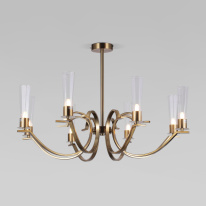 Фото Люстра на штанге Eurosvet 60141/8 латунь