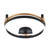 Накладной светильник Crystal Lux FERNANDO PL48W LED BLACK/GOLD в интернет магазине Гет Лайт