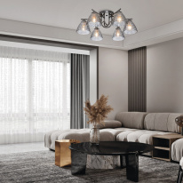 Купить Накладная люстра Escada 659/6PL Black