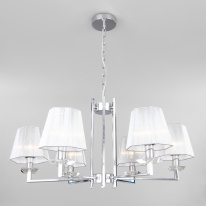 Фото Подвесная люстра Eurosvet 60114/6 хром