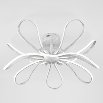 Фото Накладная люстра Eurosvet 90134/12 белый с серебром