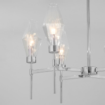 Купить с доставкой по Москве и России Люстра на штанге Eurosvet 60143/6 хром