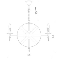 Купить Подвесная люстра Divinare 4043/04 SP-8