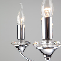 Цена на Подвесная люстра Eurosvet 60096/5 хром