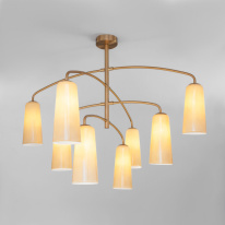 Фото Люстра на штанге Eurosvet 70137/8 латунь