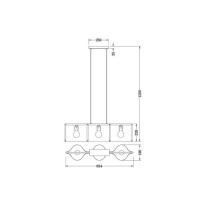 Купить с доставкой по Москве и России Подвесной светильник Vele Luce VL5272P03