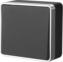 Фото Выключатель Werkel WL15-01-03 (черный/хром)