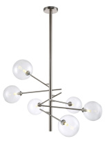Фото Люстра на штанге Crystal Lux MARCOS SP6 NICKEL