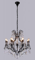 Подвесная люстра Crystal Lux MAGNIFICO SP13 BLACK/TRANSPARENT Цена на Подвесная люстра Crystal Lux MAGNIFICO SP13 BLACK/TRANSPARENT