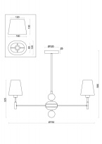 Купить Люстра на штанге Freya FR2028PL-07N