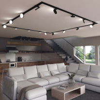 Светильник на шине Elektrostandard Pila черный 12W 4200K (85078/01) однофазный в интернет магазине Гет Лайт