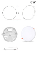 Купить Встраиваемый светильник Zortes ZRS.57793.8