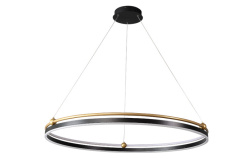 Купить Подвесной светильник Crystal Lux FERNANDO SP88W LED D1000 BLACK/GOLD