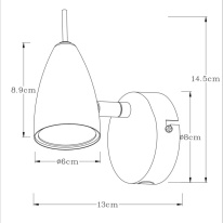 Спот ARTE Lamp A1966AP-1GY Купить Спот ARTE Lamp A1966AP-1GY