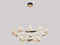 Фото Подвесная люстра Newport 3818/S gold