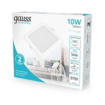 Купить с доставкой по Москве и России Встраиваемый светильник Gauss 998420209