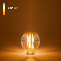 Фото Светодиодная лампа Elektrostandard Mini Classic F 8W 3300K E14 (G45 прозрачный) (BLE1445)