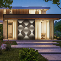 Купить Светильник настенный Elektrostandard 1555 TECHNO LED TWINKY DOUBLE серый