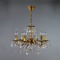 Фото Подвесная люстра AMBIENTE by BRIZZI 2226/6 AB New Leaf