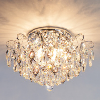 Купить Накладная люстра Eurosvet 10081/6 хром/прозрачный хрусталь Strotskis