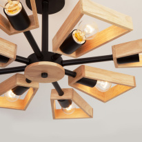 Купить с доставкой по Москве и России Люстра на штанге Eurosvet 70056/8 черный