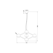 Подвесная люстра Vele Luce VL5173P06 в интернет магазине Гет Лайт