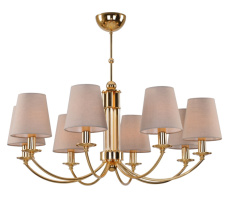 Фото Люстра на штанге Crystal Lux CAMILA SP8 GOLD