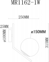 Купить Бра MyFar MR1162-1W