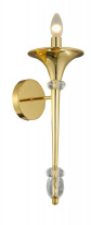 Бра Crystal Lux MIRACLE AP1 GOLD Фото Бра Crystal Lux MIRACLE AP1 GOLD