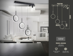 Цена на Подвесной светильник Ambrella Light FL5278