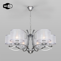 Фото Подвесная люстра Eurosvet 60124/6 хром Smart (60109/6)