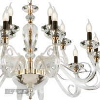 Купить Подвесная люстра iLamp P2328-10+5 GD