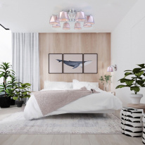 Купить Люстра на штанге Eurosvet 60076/8 хром