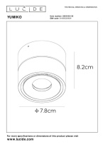 Накладной светильник LUCIDE 35911/08/30 в интернет магазине Гет Лайт