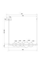 Цена на Подвесной светильник Freya FR5396PL-L11BS