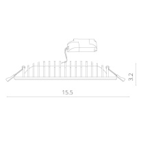 Цена на Встраиваемый светильник ARTE Lamp A7245PL-2WH